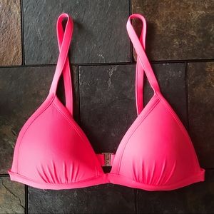 Frankie’s Bikini’s Neon Pink Push-up Bikini Top